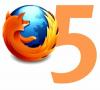 Firefox 5 logo Firefox 5 logo